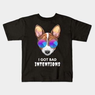 The Dog Bad Intentions Kids T-Shirt